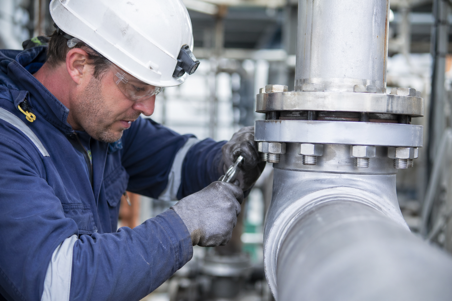 Teammitglied im Einsatz